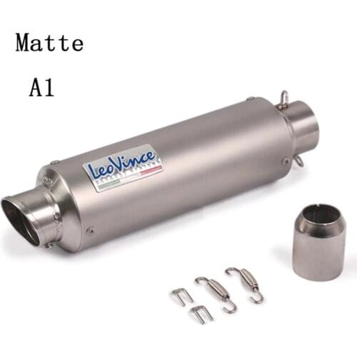LeoVince Motorcycle Exhaust Muffler Modified Escape Moto For Honda For Yamaha R25 R3 Z400 GSXR250 DUKE390 NINJA400 650 ER6N K7