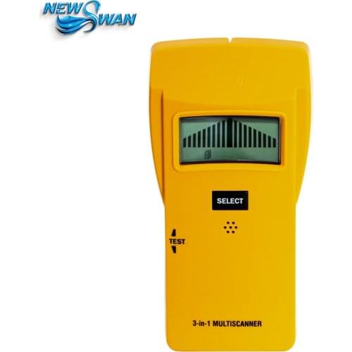 3 In 1 Multiscanner Detector Home Tester Voltage Metal Sensor Finding Hidden Metallic Object Stud/Metal/AC Detector TS79