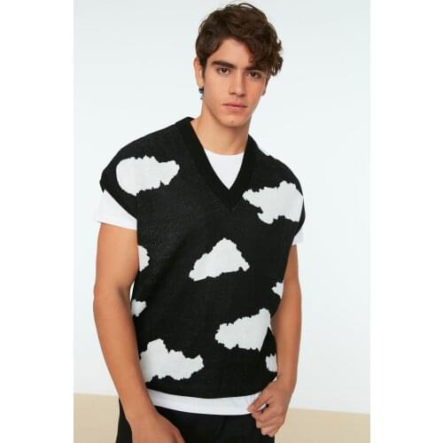 Trendyol Men Oversize Cloudy Jumper TMNAW22SV0026
