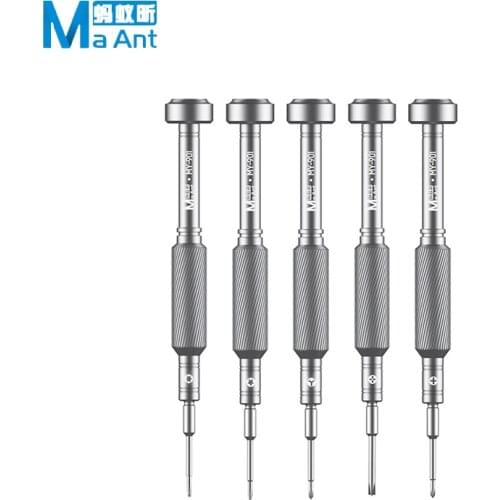 Ma-Ant MY-901 Ant Knight Precision Professional Screwdriver Y0.6 PH000 Pentalobe 0.8 M2.5 T1 T2 Bits OEM Screwdrivers Set