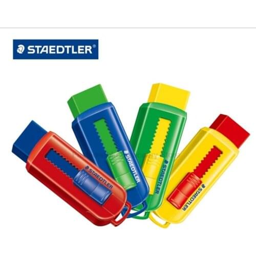 One piece STAEDTLER 525 PS1S Multi-color pushable eraser PVC FREE Stationery Office accessories School supplies wholesale