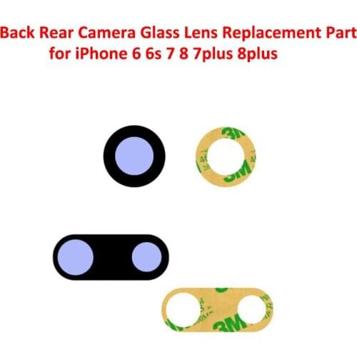 Aokin Back Rear Camera Glass Lens Cover Replacement Part for iPhone 6 6s 7 8 7plus 8plus x xs xr xs max