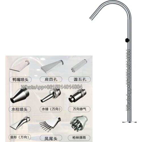 Fan-shaped hydrotherapy impactor massage nozzle/pool equipment/Special shower nozzle for swimming pool bath