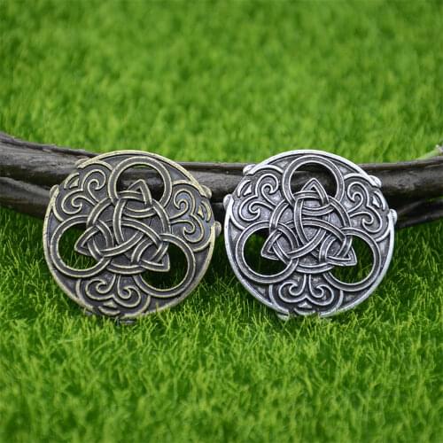Trinity Symbol Viking Norse Jewelry Brooches Wicca Witchcraft Men Clothes Brooch Jewelry Women Accessories Christmas Gifts
