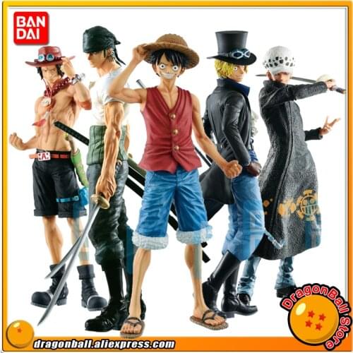 Japan Anime "ONE PIECE" Original BANDAI SPIRITS MASTERLISE 20th History Collection Figure - Monkey D. Luffy Law Zoro Sabo Ace