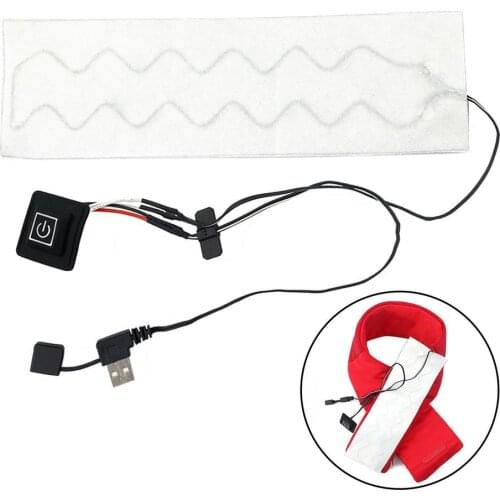 Winter Electric Heating Pad USB charging Heated Neck Wrap Waist Abdomen Cushion Warmer Heater with 3 Temperature Settings