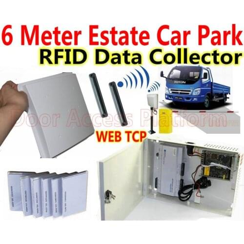 6 Meter Estate Car Parking Barrier gate UHF RFID 868MHz 0-6 meter range reader work Net interface /TCP/IP Access Controller pcb