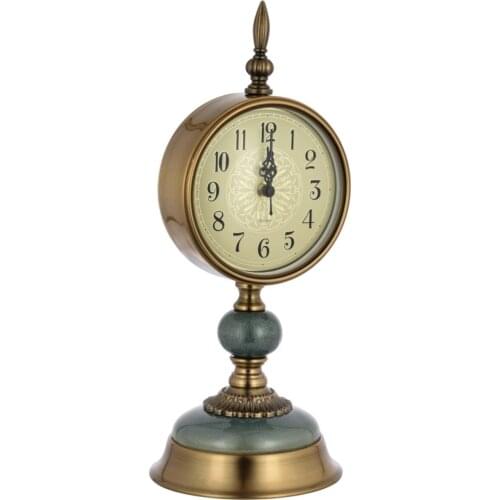 Anemo Bronze Table Clock