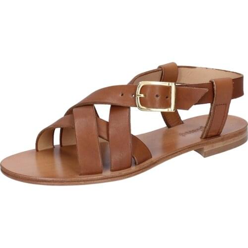 CALPIERRE sandals women brown leather