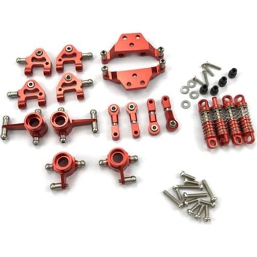 Good Quality 1set Metal Full Set Shock Absorber Spare Parts for Wltoys 1/28 P929 P939 K979 K989 K999 K969 RC Car Crawler