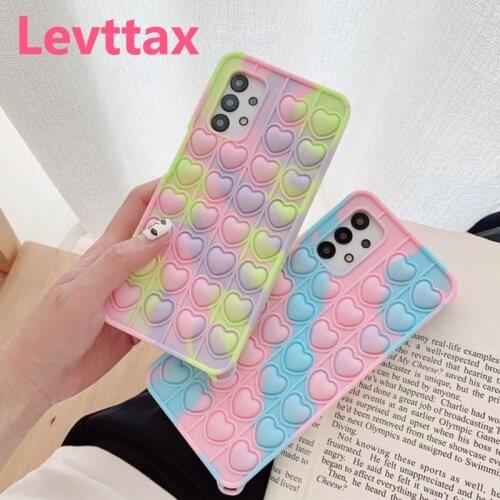 Push it Case For Samsung Galaxy A20 A30 A30s A50 A21 A31 A51 A71 Pop Cover for Samsung S21 S20 S10 S9 Plus Note 9 10 20 Ultra