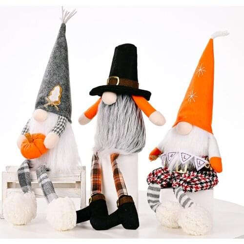 Autumn Harvest Festival Gnome Doll Decorative Cloth Doll for Home Party