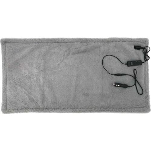 46cm X 80cm Electric Heating Blanket 12V Electric Heated Car Truck Travel Corduroy Soft Warm Blanket #W0