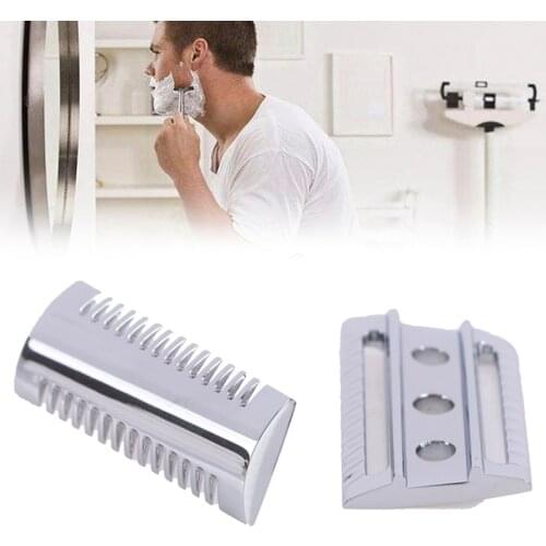 Chrome Slant Safety Razor Replacement Head Original Shaver Shaving Parts For Men