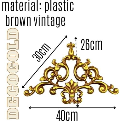 Imitation Wood Carving The Wall The Ceiling The Bridge Plastic Craft Wedding Decoration Home Decor Figurine Miniature