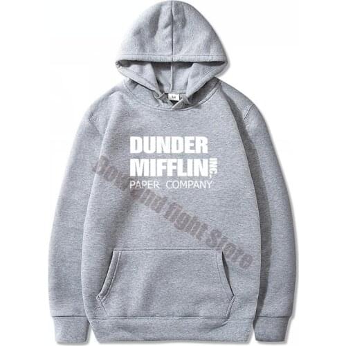 Company Hoodies Men The Office TV Show Dunder Mifflin Paper Crew for Women Sweatshirt hoody Tops