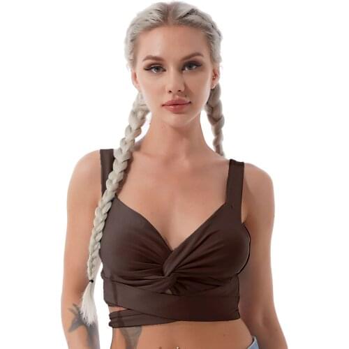 E Girls y2kCrop Top Sleeveless T-Shirt Tank Tops Twist Knot Front Sexy V Neck Lace-up Tee Casual Vest Women Summer Chic Clothing