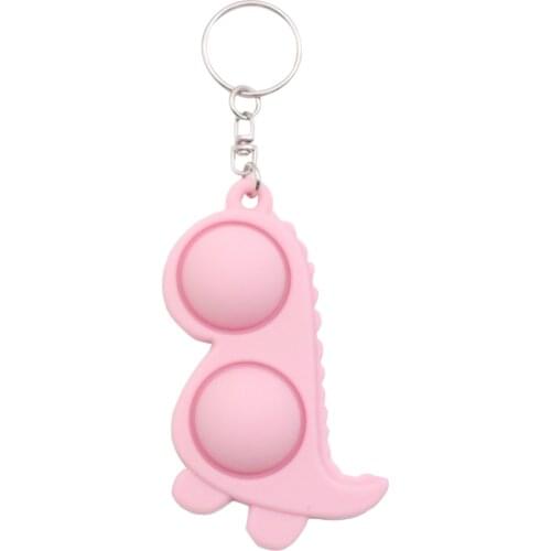 Cartoon Simple Dimple Fidget Toy Children Adult kawaii Dinosaur Dimple Toy Stress Reliever Board Controller Educational Toy