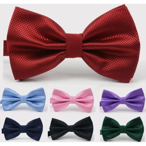 Men Ties Fashion Butterfly Wedding Bow Tie For Boys Girls Candy Solid Color Bowknot Business Tie Apparel Accessories
