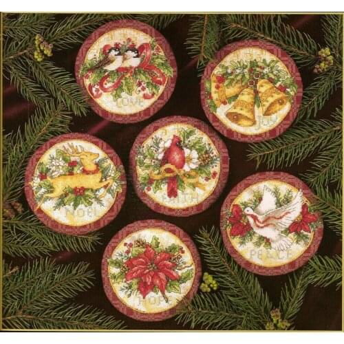 Top Quality Lovely Hot Sell Counted Cross Stitch Kit Old World Holiday Ornaments Ornament dim 08813