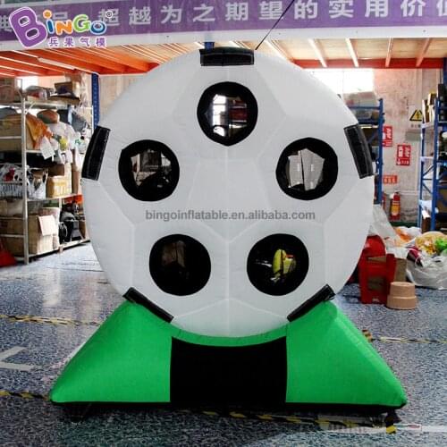 Customized 2m height nylon oxford inflatable soccer game / football inflatable board toys