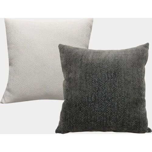 NEW Chenille Square Cushion Cover Solid Color Texture Pillow Cover For Home Decor Living Room Bedroom Sofa Decorative Pillowcase