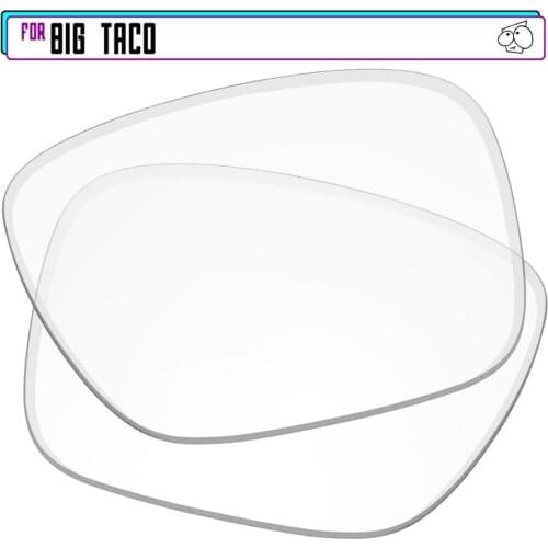 EZReplace Polarized Replacement Lenses for - Oakley Big Taco Sunglasses - HD Clear