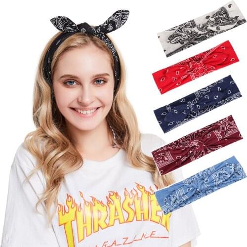 Cotton Headband for Women Hair Accessories Girls Korean Headwear Woman Cute Head Wrap Fashion Headbands with Cat Ears 2020