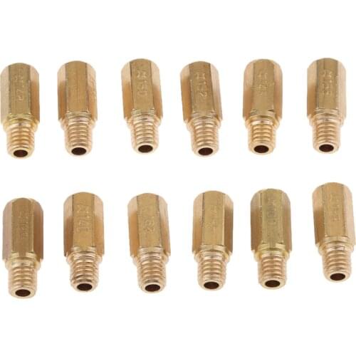 12pcs Carburetor Repair Kit Needle Main Jet Set for Keihin PWK FCR OKO KOSO 140 142 145 148 150 152 155 158 160 162 165 168