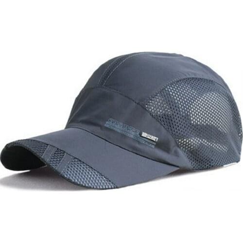 Unisex Mesh Quick Dry Breath Baseball Cap Women Curved Brim Trucker Hat Summer Dad Caps Men Gorras Snapback Hats UV Protection