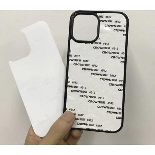 Sublimation Blanks 2D Phone Case 5pieces Covers Soft Rubber Anti-Slip Phone Case Compatible with iPhone 12/12 Pro 11 XR XS 1