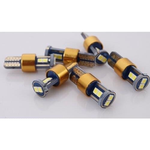 T10 W5W 3030 2 PCS 194 LED Canbus White Bulbs 6000K for Dome Map Light Door Light 168 Bright LED Chips 2W12V24V