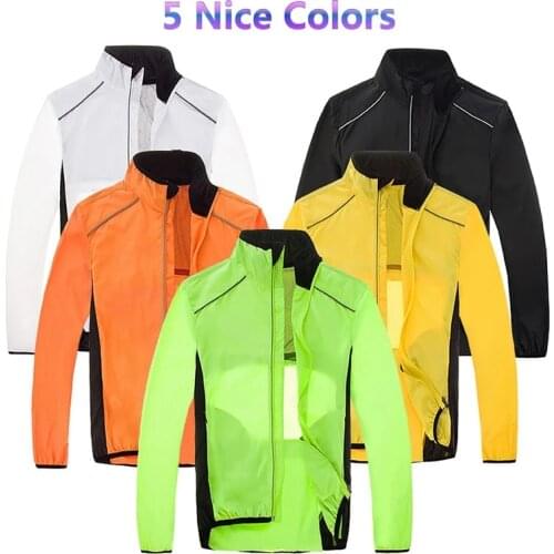 Rain Cycling Jackets Breathable Reflective Bicycle MTB Road Bike Clothing Windproof Waterproof Long Jerseys Outdoor Sport Jacket