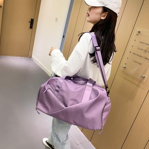 Waterproof Oxford Travel Bag 2021 New Ladies Handbag Travel Storage Bag Storage Bag Sports Diagonal Bag Shoe Box Luggage Bag