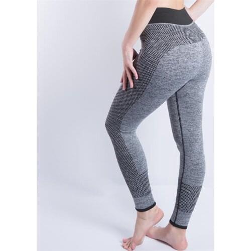 Waist Patchwork Women High Waist Yoga Pants Push Up Slim Close Fit Anti Sweat Women Running Tights Sports Fitness Gym Leggings