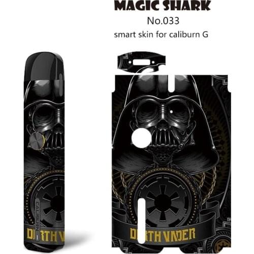 2.5D PVC One Piece Naruto Che Guevara Skull Joker Leaf Full Wrapped Sticker Film Case Skin for Uwell Caliburn G Vape