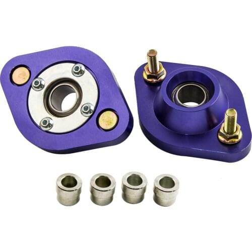 2X Rear Camber Plates Top Mount For BMW 3 Series E30 E36 E46 Z3 Coilover