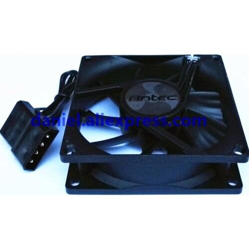 Antec 8cm 8025 chassis power supply fan 2 line hydraulic large 4P head 12V 0.07A 9 leaf mute