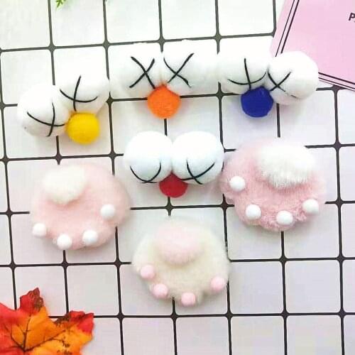 10PCS/Lot Cute cartoon cat paw Applique Crafts for Children garment Accessories and bag Accesssories
