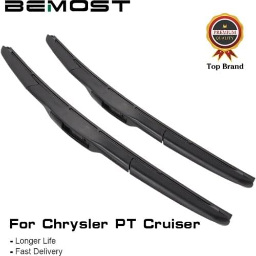 BEMOST Car Front Window Windshield Wiper Blades For Chrysler PT Cruiser 21"+21",2000 To 2010 U Hook Auto Accessories Styling