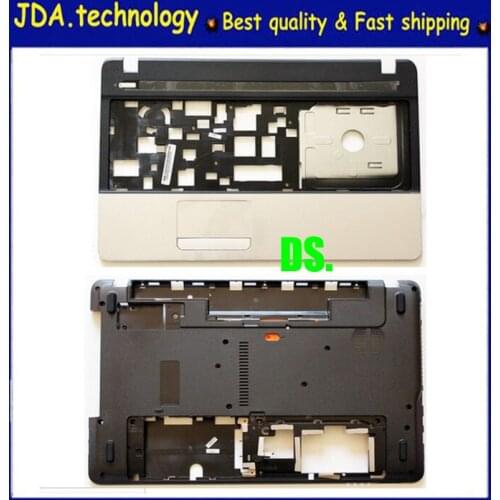 MEIARROW 98%New/Orig for Acer Aspire E1-521 E1-531 E1-571 Bottom Base Case Cover & Palmrest top case Upper Case