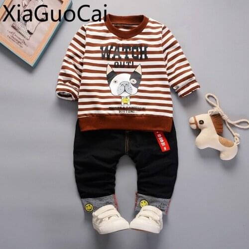 Childrens Clothing Sets 2019 Spring and Autumn Kids Sweaters and Pants Childrens Clothing Sets Boys Casual Two-piece Sets