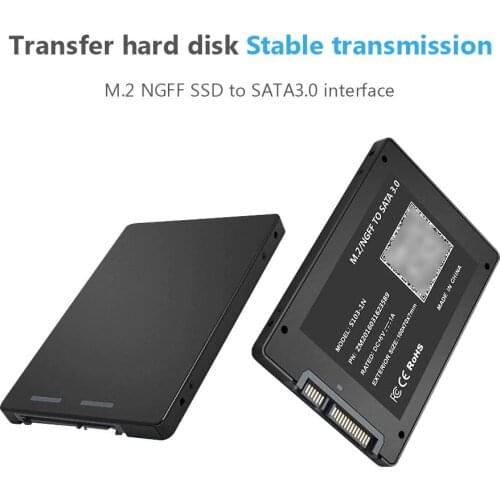 2.5inch USB 3.0 SATA Hd Box HDD Drive External HDD Enclosure black Case Tool Free 5 Gbps Support UASP for SSD/ 2TB Hard Disk