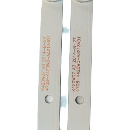 TV Lamps Kit LED Backlight Strips For Philips 43PFF5459 42PUF6052 LED Bars 4708-K420WD-A3213K01Bands Rulers K420WD7 A3 2014-8-27