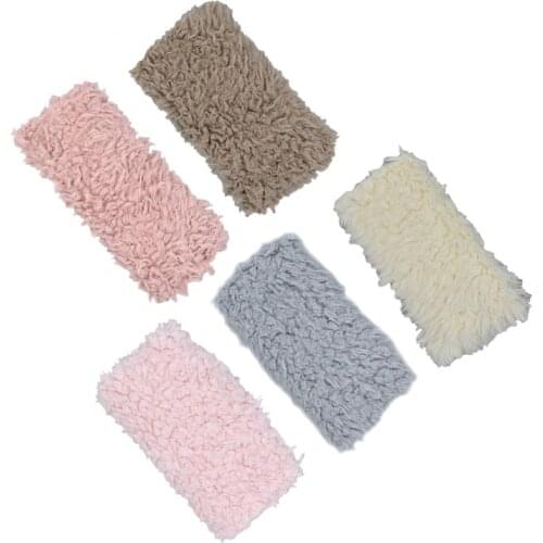 Soft Fleece Blanket Newborn Photography Prop Backdrop Cloth Baby Infants Blanket F3ME