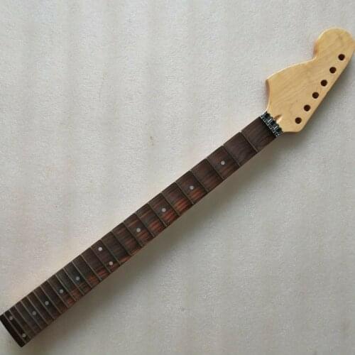 Reverse big head Full Scalloped 24 fret Maple guitar neck Gloss Locking nut