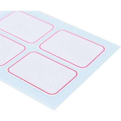 Huge Self Adhesive Sticky Label Writable Name Stickers Blank Note Labels Price Stickers 12Pcs
