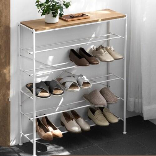 Panic buying high quality metal shoe rack multi-layers shoes organizers on ground storage cabinet