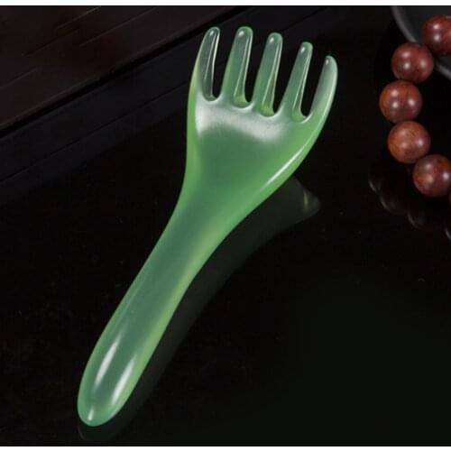 Beeswax Five-claw Massager Head Scalp Face Acupoint Gua Sha Health Massage Tool Relieve Fatigue