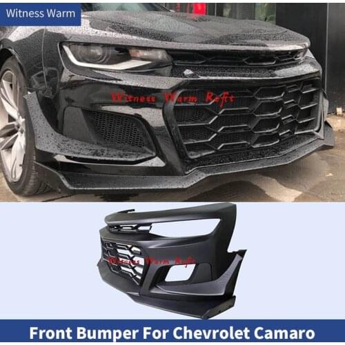 Carbon Fiber / PP Front Bumper For Chevrolet Camaro 2016 2017 2018 FRP Front Bumper Lip Spoiler Body Kits